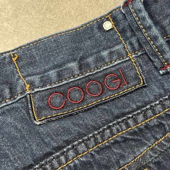 Coogi Baggy Jeans 42x35 Dark Wash Streetwear Hip Hop Denim - Picture 4 of 12